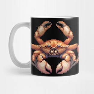 Crab in Pixel Form Mug